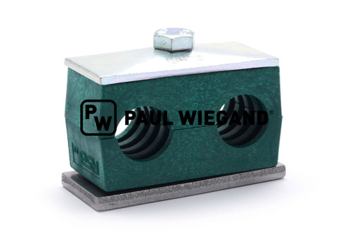 Rohrschelle Faun Viatec komplett DIN 3015-3 d: 20 l: 67 b: 30 h: 37  (61800118)