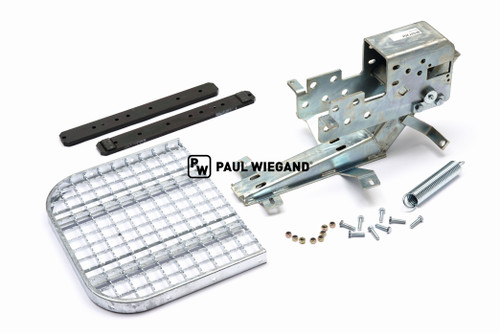 Footboard Faun Variopress without sensor left/right galvanized SET from 2007 (01027204)