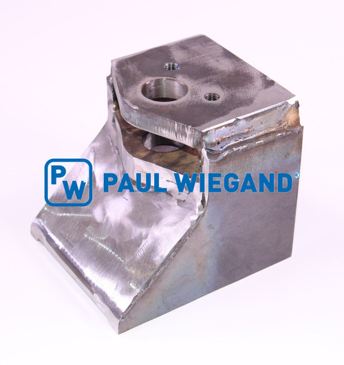 Lagerbock Haller x2 Hydraulikzylinder Heckteil l: 148 b: 128 h: 134  (03027175)