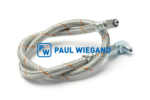 Schmierleitung RAVO mit Anschlussnippel Federbein Vorderachse l: 750 R1/8"-M10x1  (60056295)