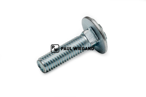 Schlossschraube (Flachrundschraube mit Vierkantansatz) DIN 603 M8x30 verzinkt (90000840)