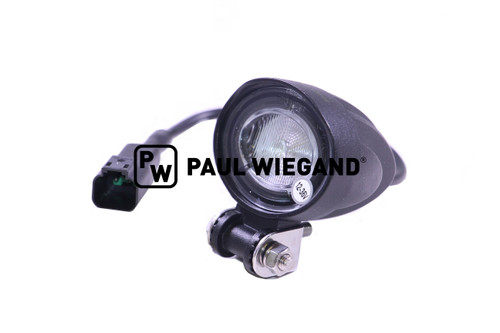 Arbeitsscheinwerfer Bucher Municipal Citycat 5006 inklusive Deutsch-Stecker Saugmund 12-36VDC 11W (68043334)