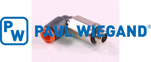 Steckverschraubung Vakuumpumpen Ersatzteile G1/8" d: 6 gewinkelt (20020034)