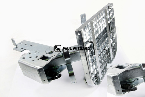 Trittbrett Faun Variopress mit Sensor links/rechts verzinkt SET stellungsüberwacht ab 2010 (01027737)