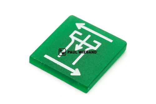 Schaltersymbol Bucher Municipal Saugschacht "Senken" grün (68800629)