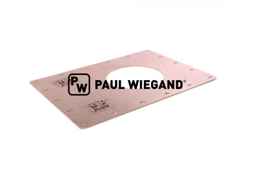 Befestigungsplatte Schmidt Swingo 200-Serie Tauchpumpe Edelstahl l: 390 b: 288 s: 3  (63015411)