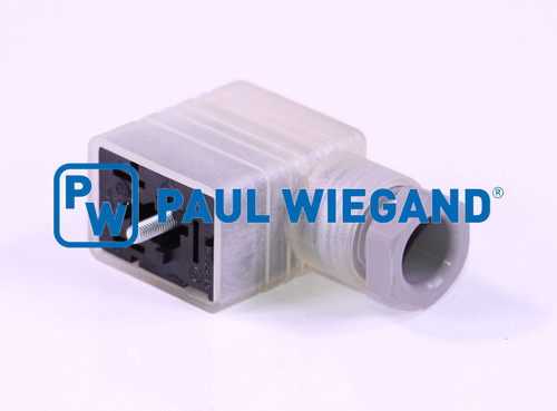 Ventilstecker Bucher Municipal mit LED DIN 43650-B PG9 24VDC schmal  (68801097)