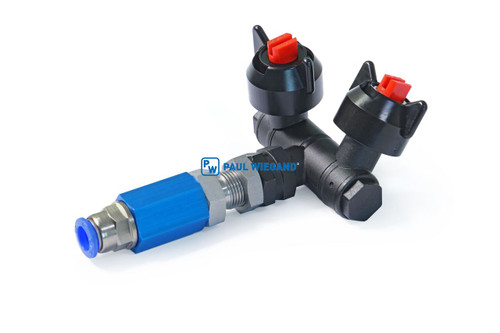 Düsenhalter Johnston Wurfbegrenzung Kehrwalze einstellbar (67013617)