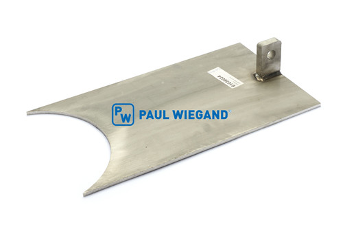 Platte Faun Viatec Viajet 6-7 Absperrschieber Kehrgutbehälter V2A  (61036034)