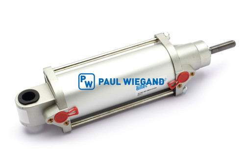 Pneumatikzylinder Bucher Municipal TAZ/TSZ Anhebung Seitenbesen KS: 20 Hub: 120 (68094008)