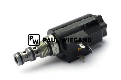 Wegeventil Bucher Municipal Citycat 5000 inklusive Magnetspule 24VDC (68044221)
