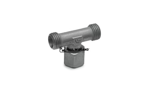 T-Stück mit Überwurfmutter DIN/ISO 2353/8434-1 8L (M14x1,5) verzinkt (68800913)