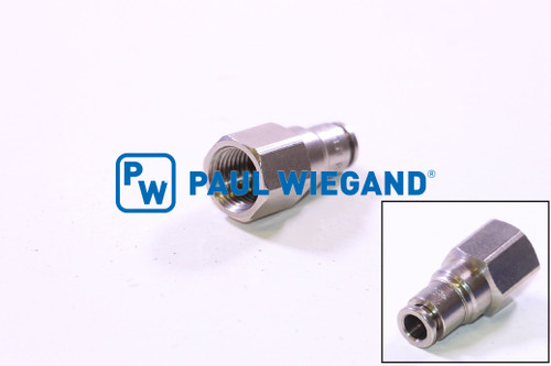 Verschraubung Pneumatik Scarab Edelstahl G1/4"IG-d6  (57012499)