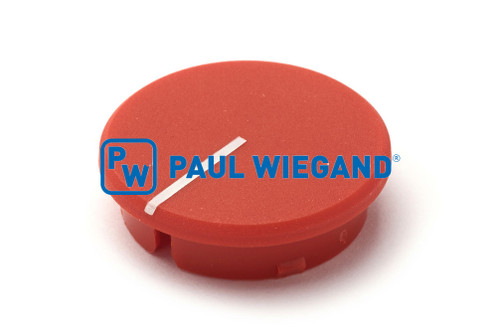 Abdeckkappe Bucher Municipal Citycat 5000 Bedienknopf Potentiometer rot  (68046209)