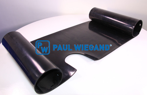 Gummischürze Bucher Municipal Citycat 5006 Heckteil Kehrgutbehälter l: 1710 b: 470 s: 5 EBM: 660 (68044414)