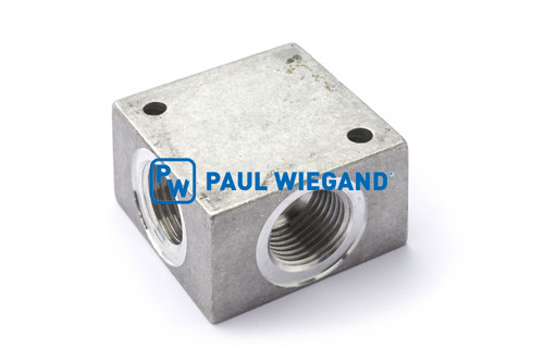 Verteilerblock Bucher Municipal Normteile Ecksicherheitsventil Aluminium 1/2"  (68800089)