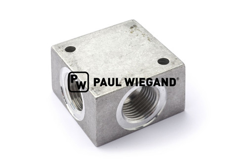 Verteilerblock Bucher Municipal Normteile Ecksicherheitsventil Aluminium 1/2"  (68800089)
