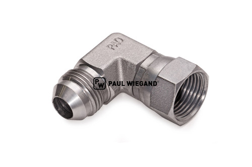 Winkelverschraubung ISO 8434-2 90° 3/4" -16 UNF verzinkt (90001075)