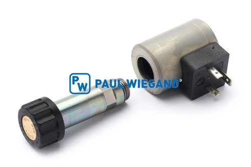 Schaltmagnet Bucher Municipal Optifant 70 Stellmotor Verstellpumpe Gebläseantrieb  (68901137)