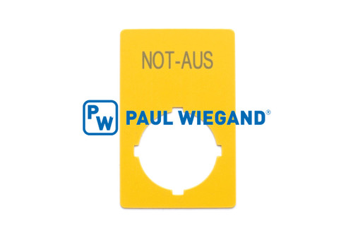 Not-Aus-Schild MUT Variopress Bedieneinheit  (14900041)