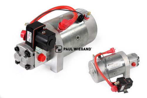 Elektrohydraulikpumpe Johnston VT/VS 501 Aufbau Kippen 24VDC 2,2kW 2,7cm³ (67013810)