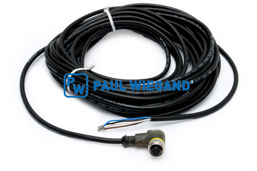 Steuerleitung Faun Elektroteile mit LED Sensor Tonnenklemmung M12x1 4x0,34mm² lg: 10000 (01022239)
