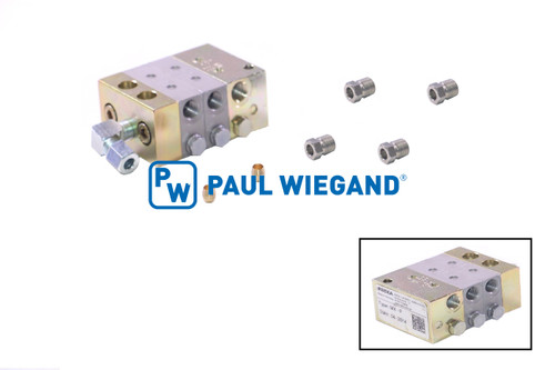 Verteiler HS Fahrzeugbau Frontlader Zentralschmieranlage 6-fach  (05018572)