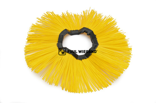 Bürstenring Kehrmaschine Dücker FKM 2100 "Beeline®" Polypropylen D: 600 d: 178 (7") s: 2 gelb (51990146)