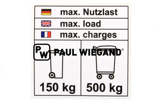 Aufkleber Zöller 2406 Rotary "Nutzlast"  (11056066)