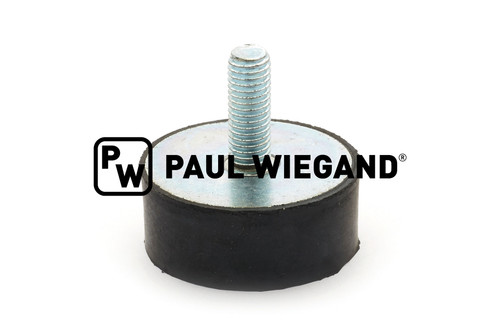 Gummi-Metall-Puffer Zöller 2500 Diamond M10 55° Shore D: 50 h: 20 Typ"D"  (11263007)