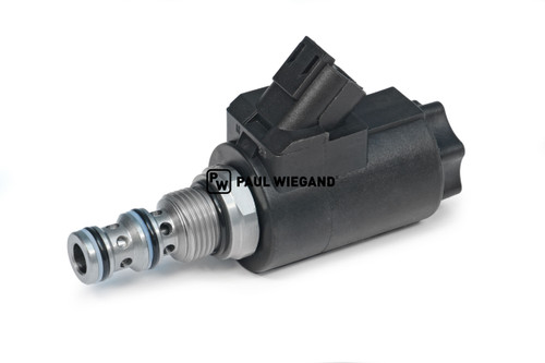Wegeventil Bucher Municipal Citycat V20 inklusive Magnetspule 12VDC (68035099)