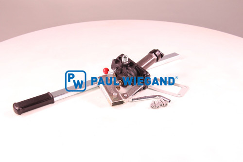 Handpumpe Bucher Municipal Citycat 5000 mit Handhebel 4-kt komplett Hydrauliköltank (68044194)
