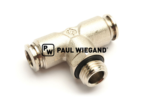 Steckverschraubung Schmidt Normteile T-Stück G1/4" x 8  (63800260)