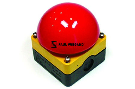 Not-Aus-Taster Haller X1/X2  rastend (03902004)