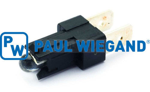 Lampenfassung Faun Viatec Normteile mit LED Kontrollleuchte 12-24VDC  (61800240)