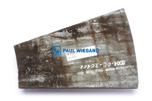 Verschleißplatte Faun Rotopress Pressschnecke Anschweißteil  (01017150)