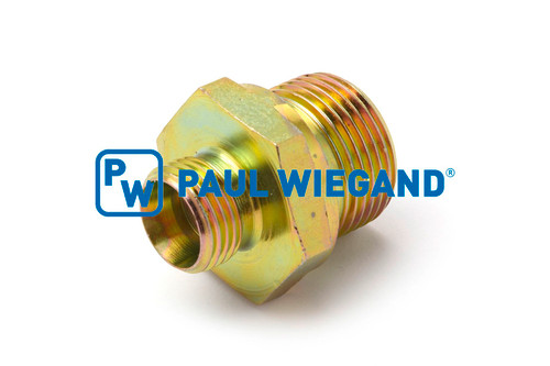 Einschraubverschraubung Terberg TCA-DE Hydraulikzylinder Hubwagen DIN/ISO 2353/8434-1 G3/4"-12L (M18x1,5) verzinkt (10013270)