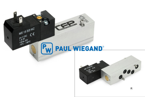 Wegeventil Scarab M65T inklusive Magnetspule Ventilinsel Pneumatikanlage 24VDC 5/2 Wege (57064005)