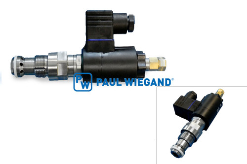 Druckbegrenzungsventil MFH 2500 inklusive Magnetspule Steuerblock Gebläseantrieb 12VDC 150bar (59014096)