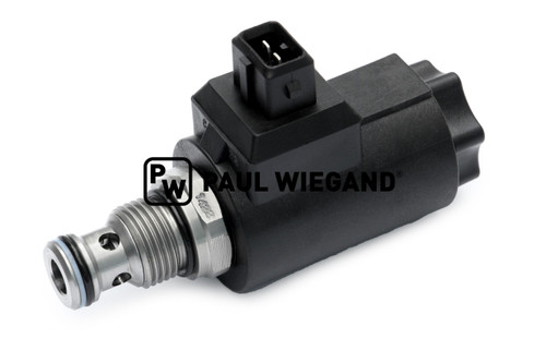 Wegeventil Hako Citymaster 1200 inklusive Magnetspule Steuerblock Arbeitshydraulik 12VDC 2/2 Wege (65034156)