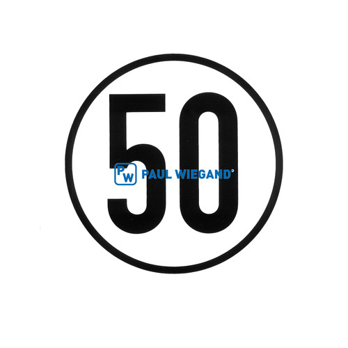 Aufkleber Schmidt Swingo 200-Serie Geschwindigkeit "50" D: 201 (63015699)
