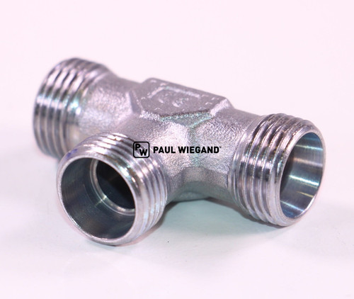T-Stück DIN/ISO 2353/8434-1 12L (M18x1,5) verzinkt (93001251)