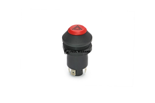 Drucktaster Bucher Municipal Citycat 5006 Warnblinkschalter Bedienpult (68043228)