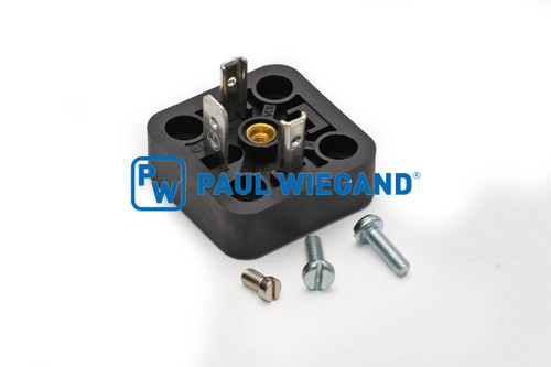 Gerätestecker "GSA 2000 N" für Magnetspule "Hirschmann" 2-polig 400V 16A (93001863)