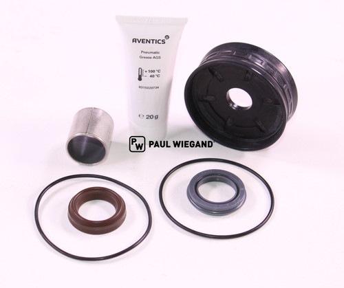 Reparatursatz Bucher Municipal Optifant 70 Pneumatikzylinder Kolbenstange (22mm) bis 12-2003  (68074073)