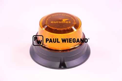 LED-Rundumleuchte Dreiloch-Befestigung orange 12V-24V 15W R65 (87030002)