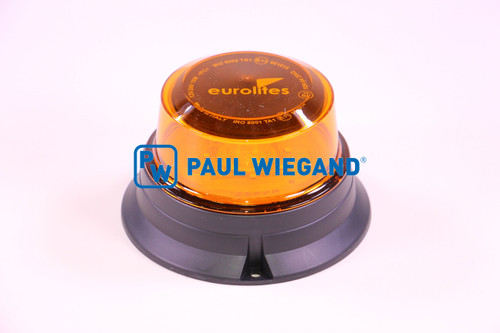 LED-Rundumleuchte Dreiloch-Befestigung orange 12V-24V 15W R65 (87030002) LED-Rundumleuchte Dreiloch-Befestigung orange 12V-24V 15W R65 (87030002)