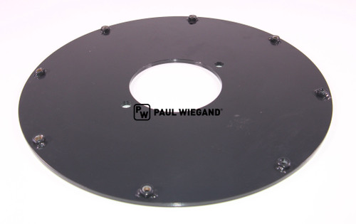 Plaque de montage Bucher Municipal Cityfant 6000 - Moteur hydraulique - Ventilateur - D : 530, d : 160, h : 16  (68086017)