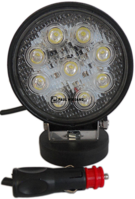 Arbeitsscheinwerfer LAP mit Magnetfuß LED 12-30VDC 27W Flutlicht 1600 lm (85020001)