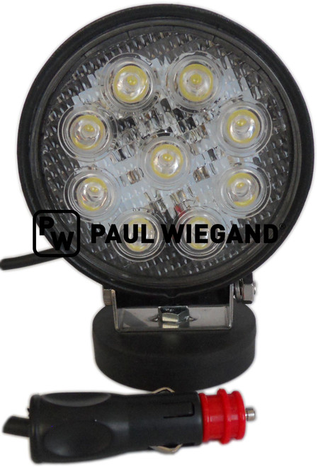 Arbeitsscheinwerfer LAP mit Magnetfuß LED 12-30VDC 27W Flutlicht 1600 lm (85020001)